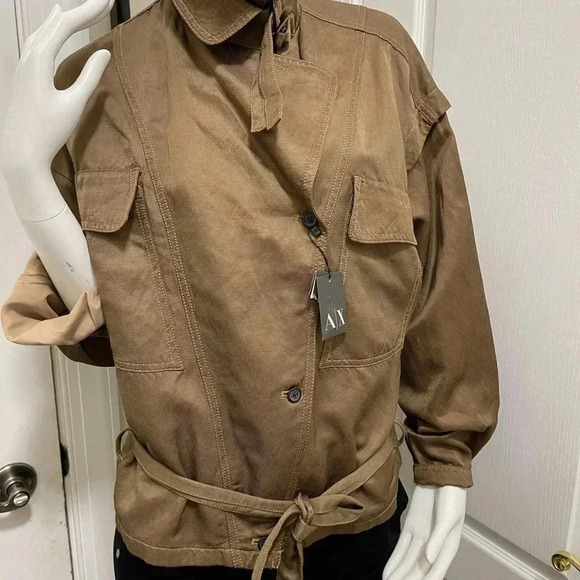 Armani exchange chic cotton jacket with amazing design soft material - Picture 15 of 16